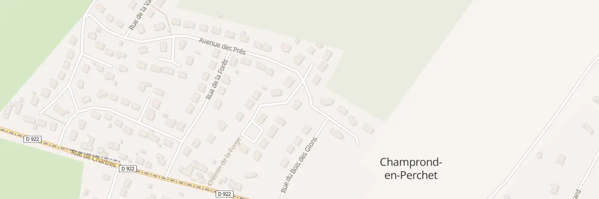 Plan du 1 All des Tilleuls à Champrond-en-Perchet