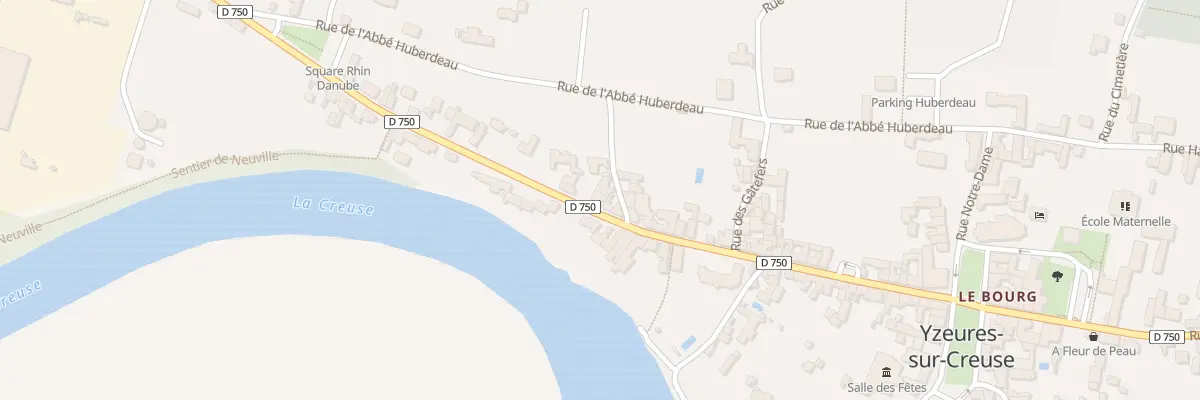 Plan du 48 Rue Descartes à Yzeures-sur-Creuse