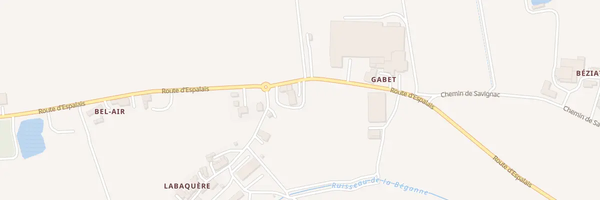 Plan du 10 Rte d’Espalais à Golfech