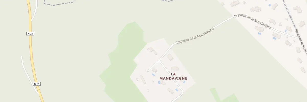 Plan du 8 Imp de la Mandavigne à Sarliac-sur-l’Isle
