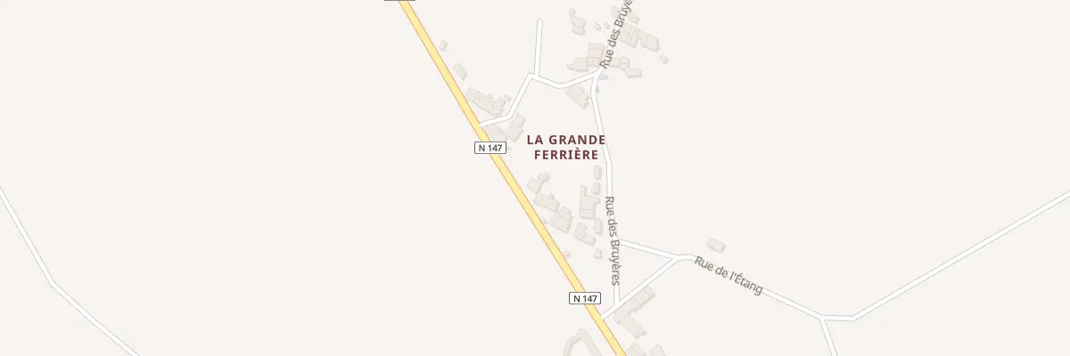 Plan du 9 Rue Nationale - La Ferriere à Lathus-Saint-Rémy