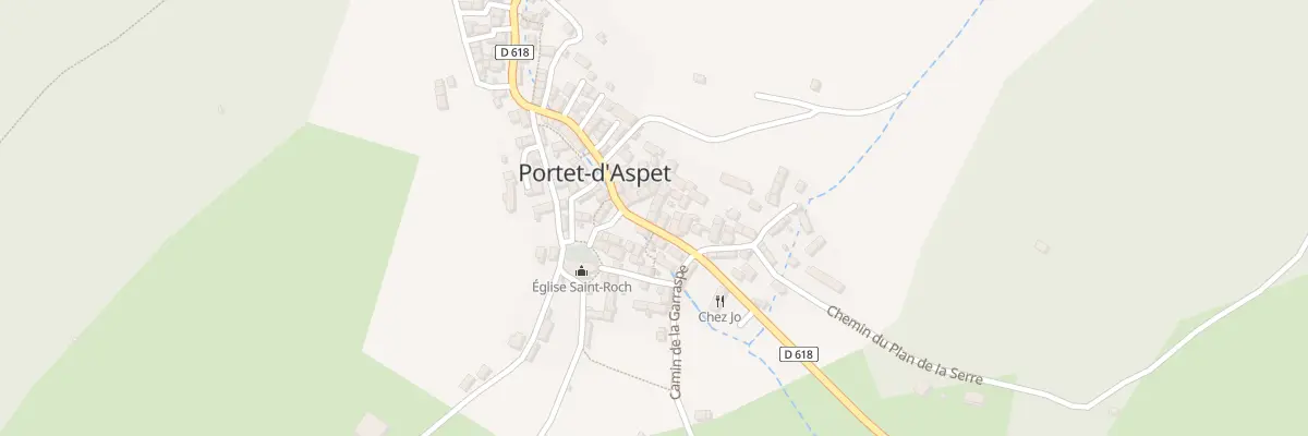 Plan du 65 Le Village à Portet-d’Aspet