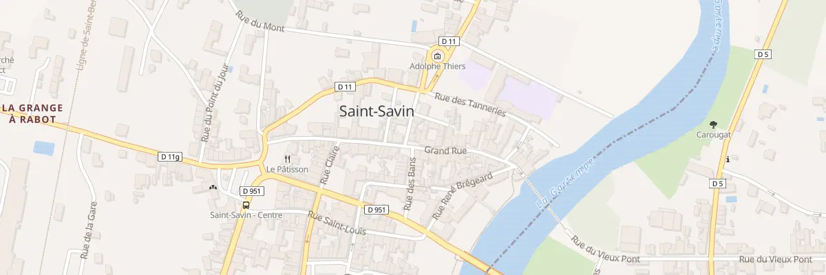 Plan du 5283 Rue Grand Rue à Saint-Savin