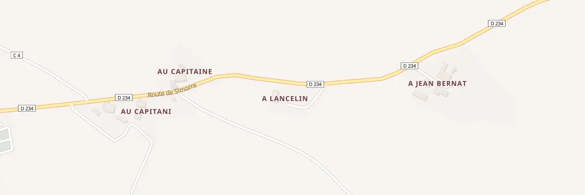 Plan du 1091 Rte de Simorre à Sauveterre
