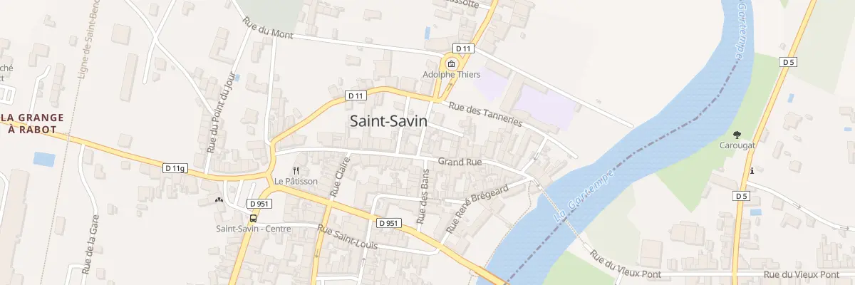 Plan du 4 Rue Léon Caillon à Saint-Savin