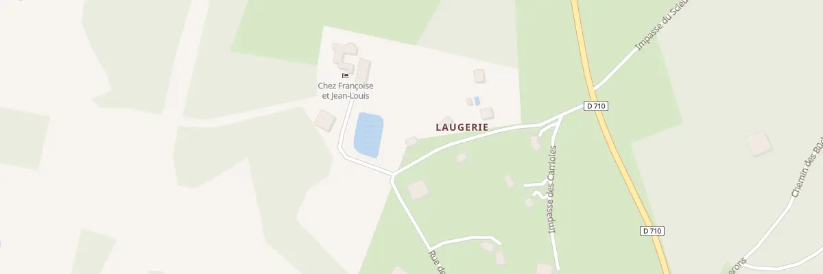 Plan du 220 Rue des Roulottes à La Douze