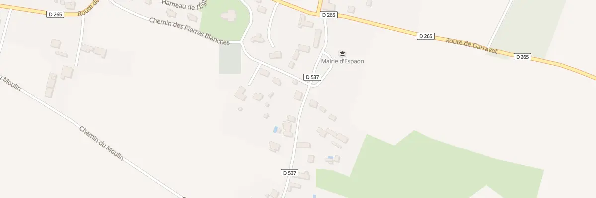 Plan du 5033 Le Village Ouest à Espaon