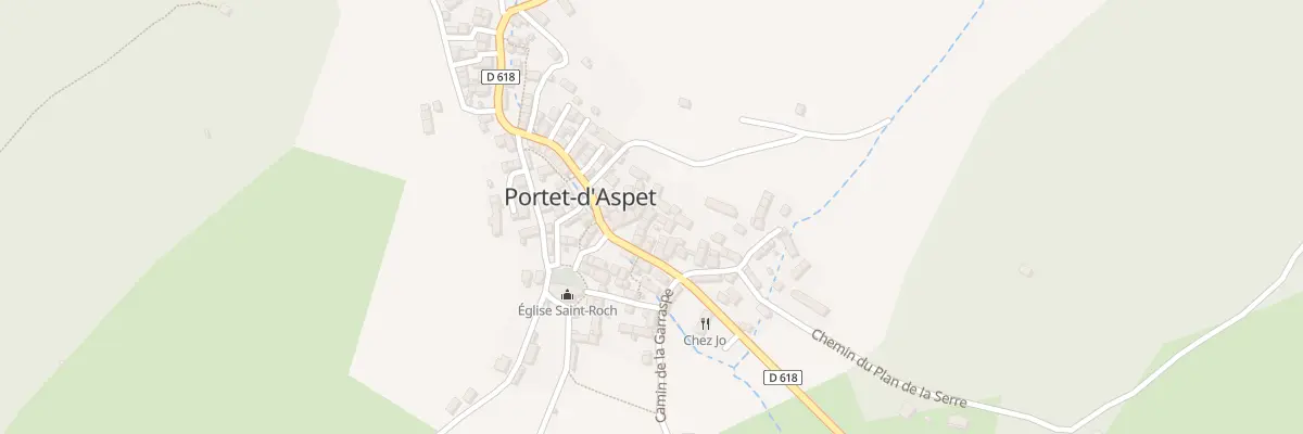Plan du 150 Le Village à Portet-d’Aspet