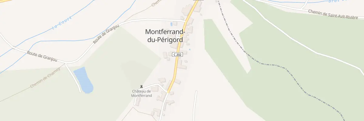 Plan du 48 Le Bourg à Montferrand-du-Périgord