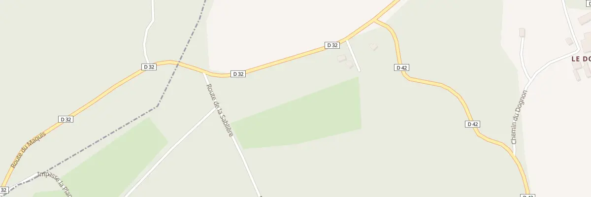 Plan du 128 La Bouygue du Dognon à Journiac