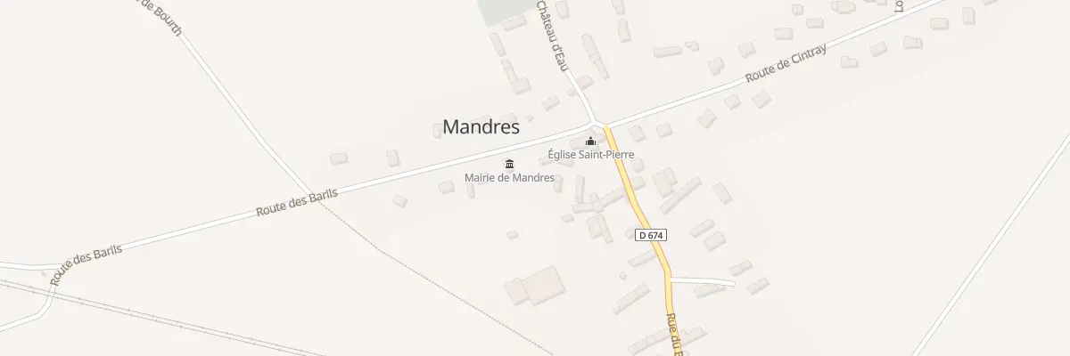 Plan du 4 Pl de l’Eglise à Mandres