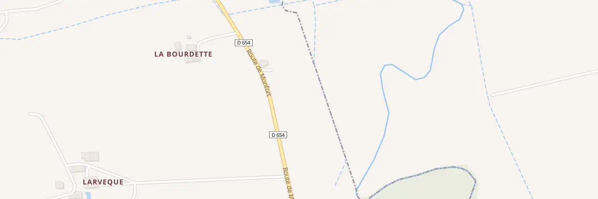 Plan du 5789 A Larveque à Labrihe