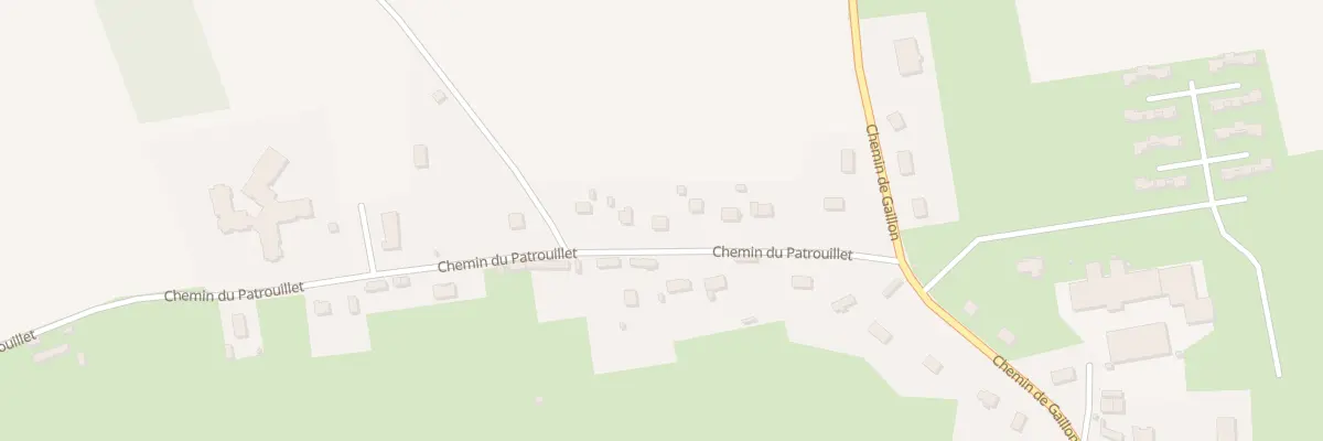 Plan du 10 Che du Patrouillet à Bémécourt