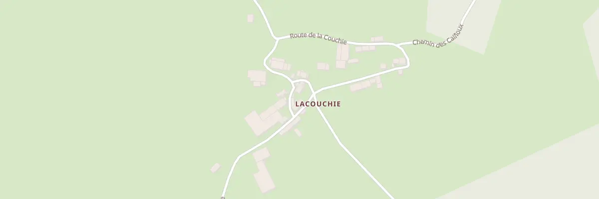 Plan du 246 Lacouchie Ouest à Mialet