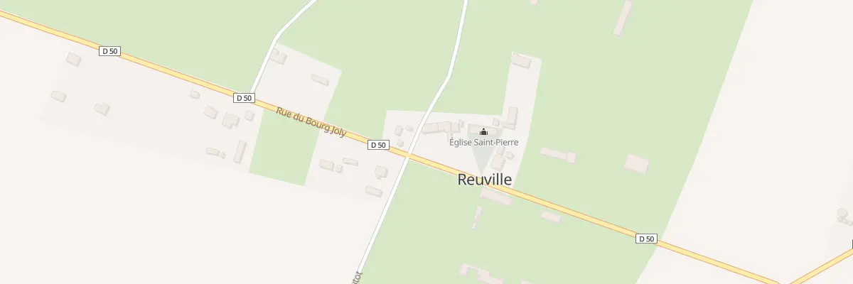 Plan du 2 Rte du Colombier à Reuville