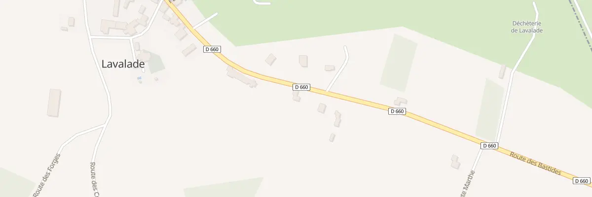 Plan du 4 Grifoul Sud à Lavalade