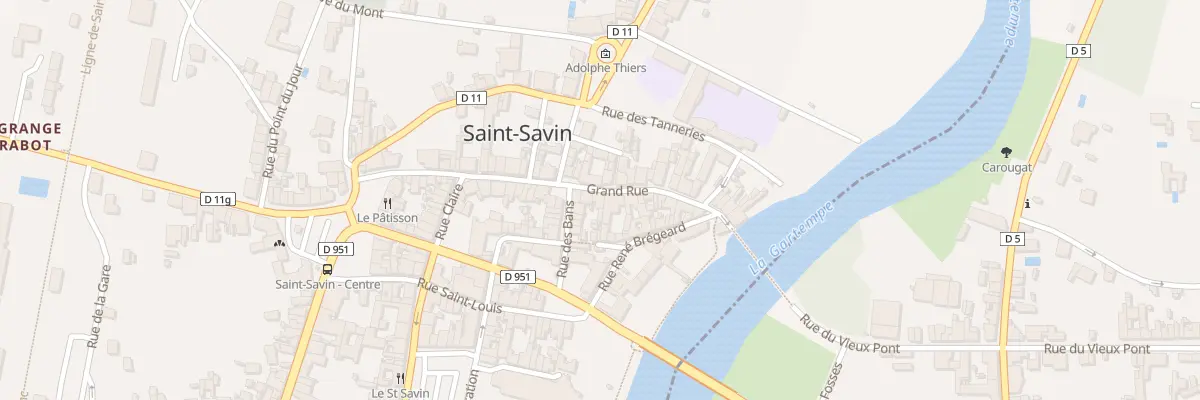 Plan du 17B Rue Grand Rue à Saint-Savin