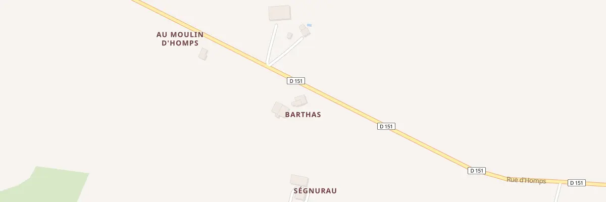 Plan du 5036 Au Bartas à Homps