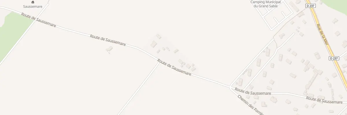 Plan du 498 Rte de Saussemare à Saint-Aubin-sur-Mer