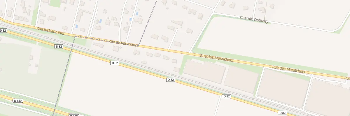 Plan du 21 Rue des Maraichers à Saint-Martin-le-Beau