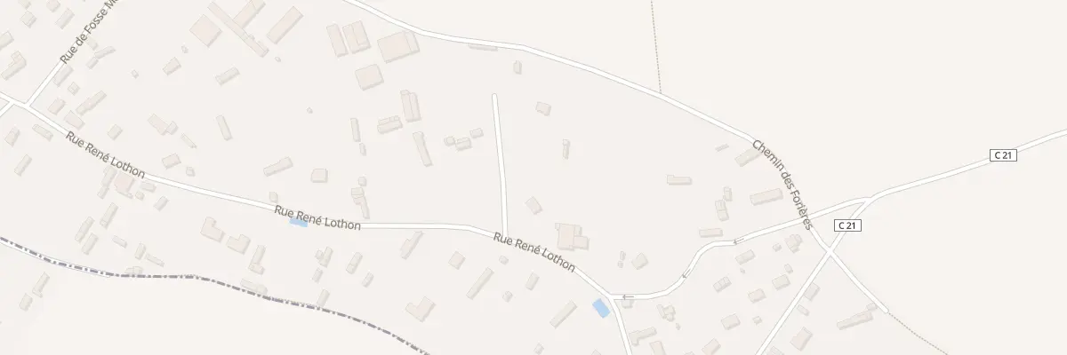 Plan du 10 Rue René Lothon à Épégard