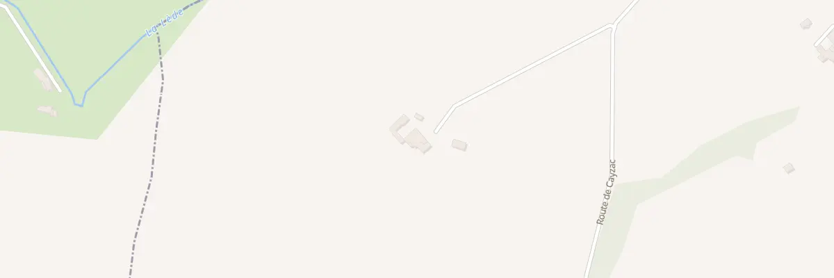 Plan du 434 Rte de Cayzac à Salles