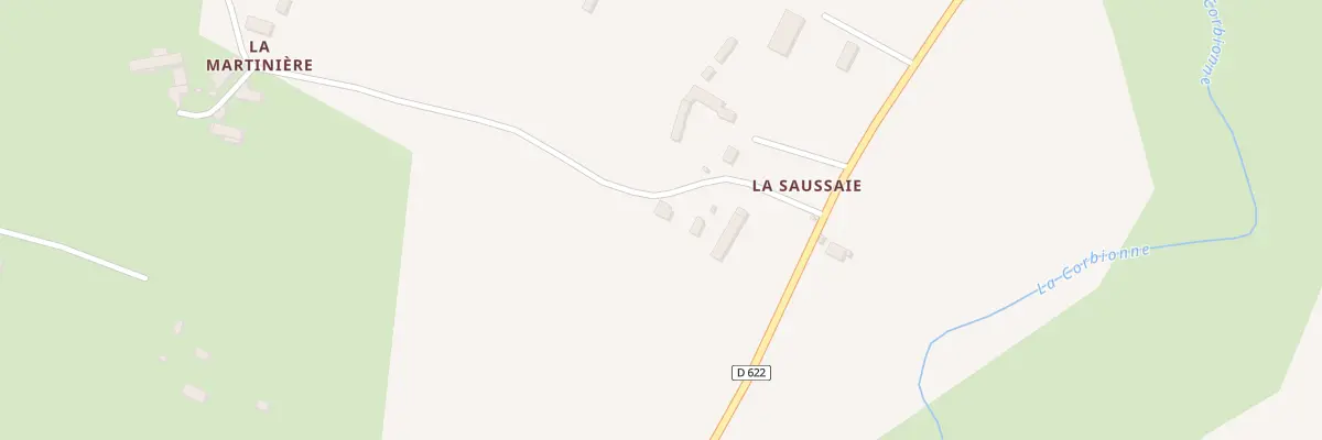 Plan du 9 La Saussaie à Bretoncelles