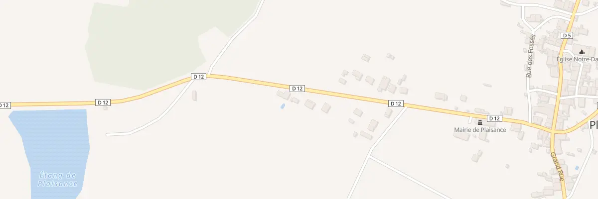 Plan du 21 Rte de Moulismes à Plaisance