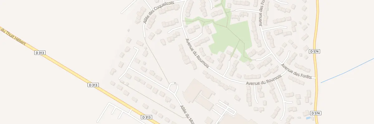 Plan du 40 Av du Roumois à Grand Bourgtheroulde
