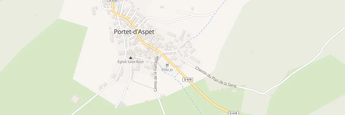 Plan du 87 Le Village à Portet-d’Aspet