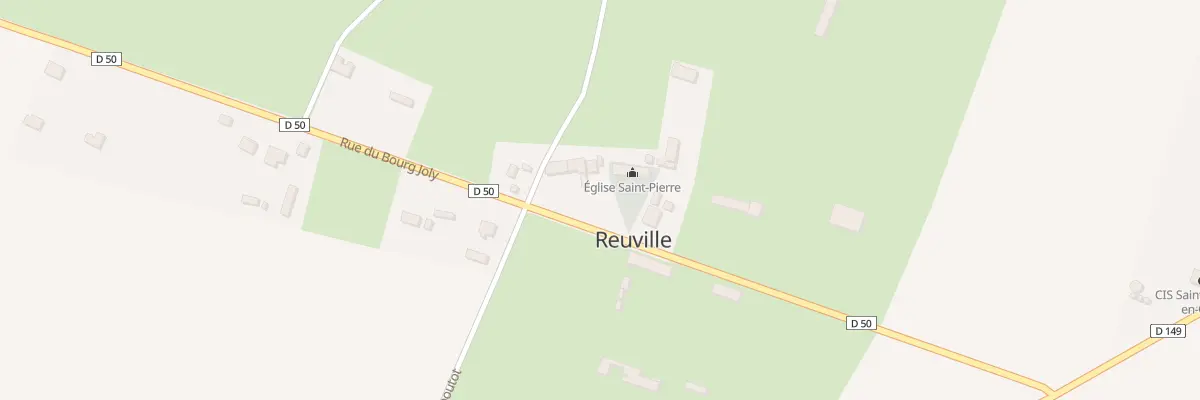 Plan du 6 Rue du Bourg Joly à Reuville