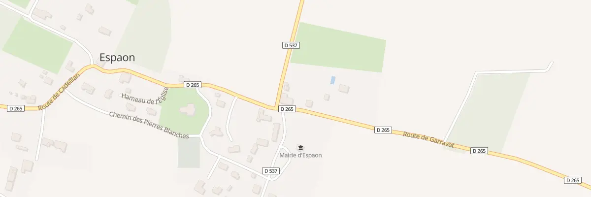 Plan du 30 Rte de Lombez à Espaon