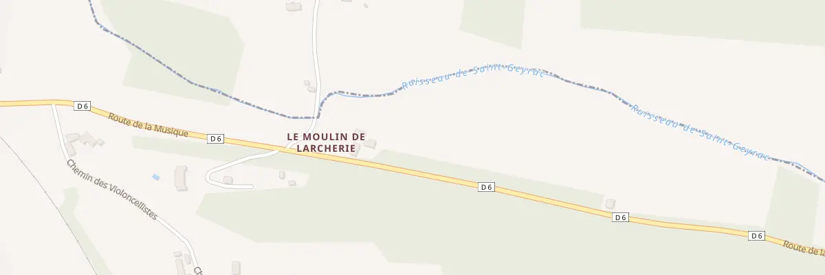 Plan du 1351 Rte de la Bouyge à La Douze