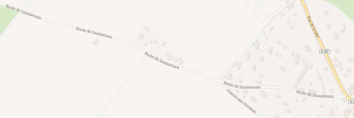 Plan du 444 Rte de Saussemare à Saint-Aubin-sur-Mer