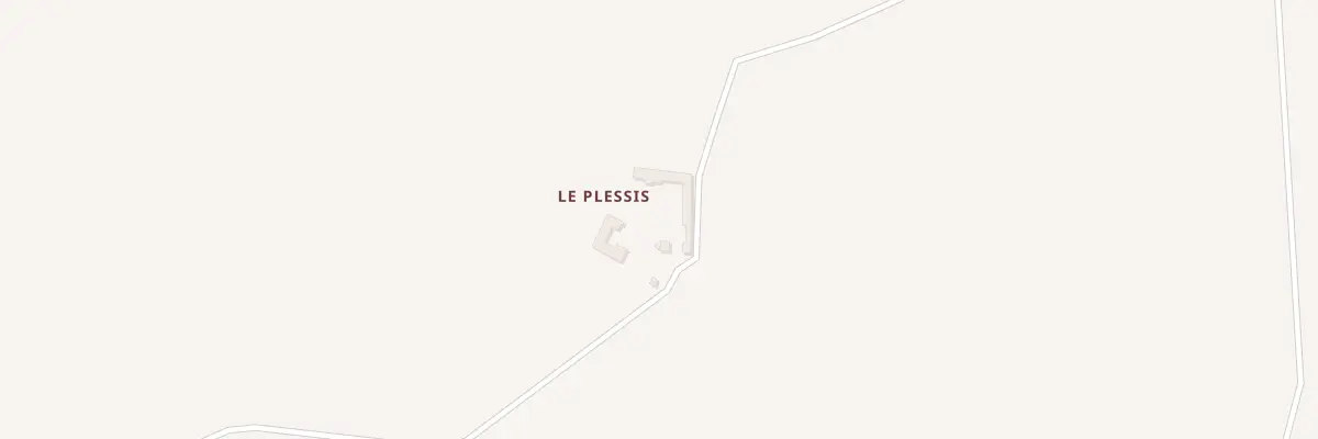 Plan du 3 Le Plessis à Ferrière-Larçon