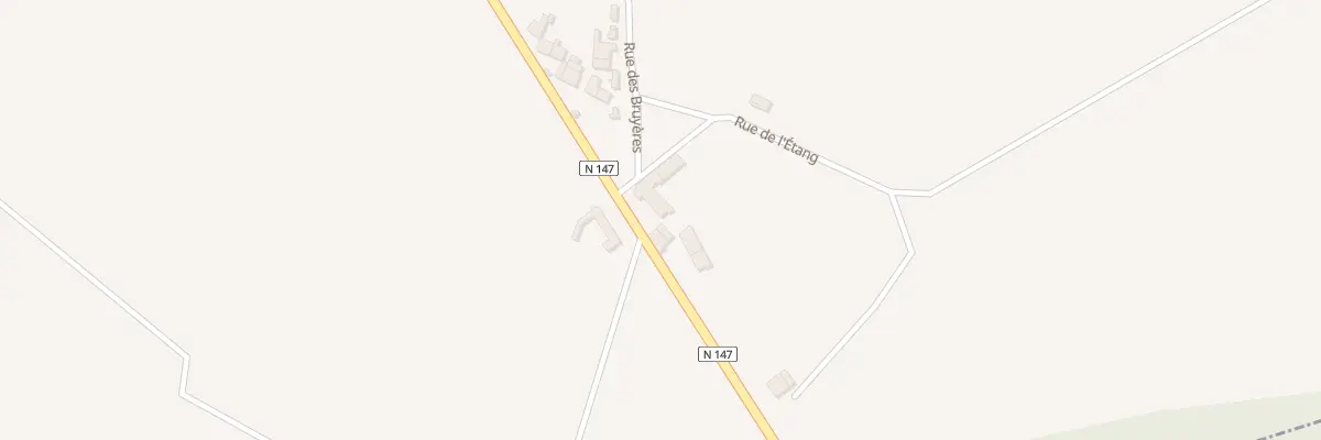Plan du 15 Rue Nationale - La Ferriere à Lathus-Saint-Rémy