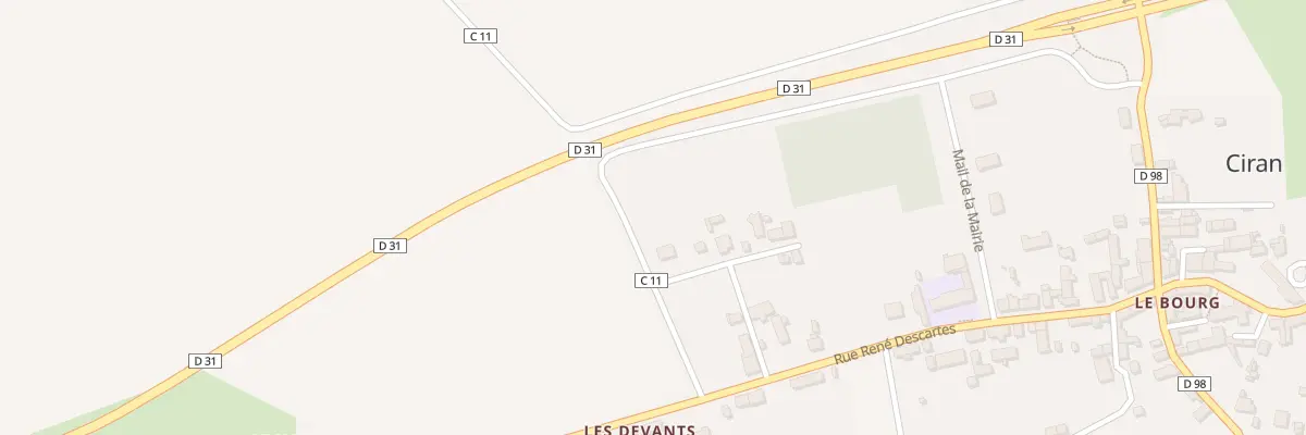 Plan du 1 Imp de la Braudière à Ciran