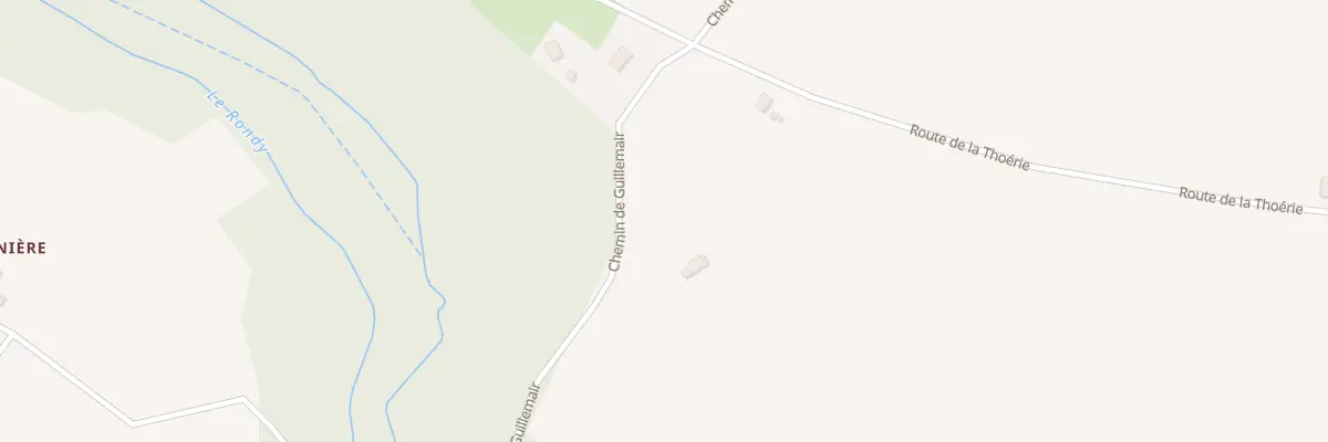 Plan du 1 Che de Guillemair à Authon