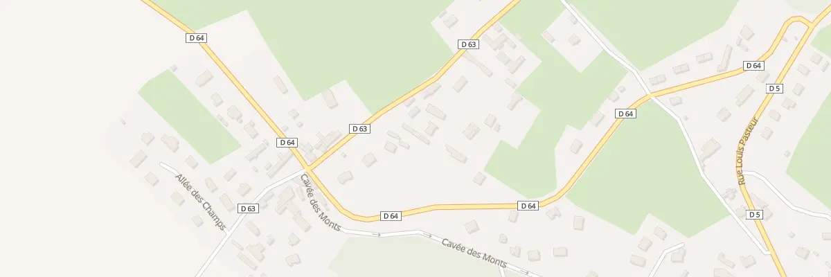 Plan du 260 Che des Monts à Duclair