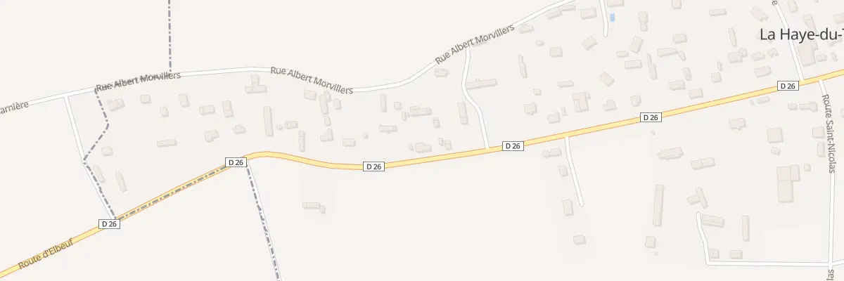 Plan du 21 Rte de Brionne à La Haye-du-Theil