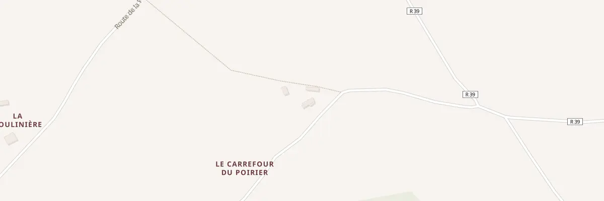 Plan du 5 Rte du Carrefour du Poirier à Baillou