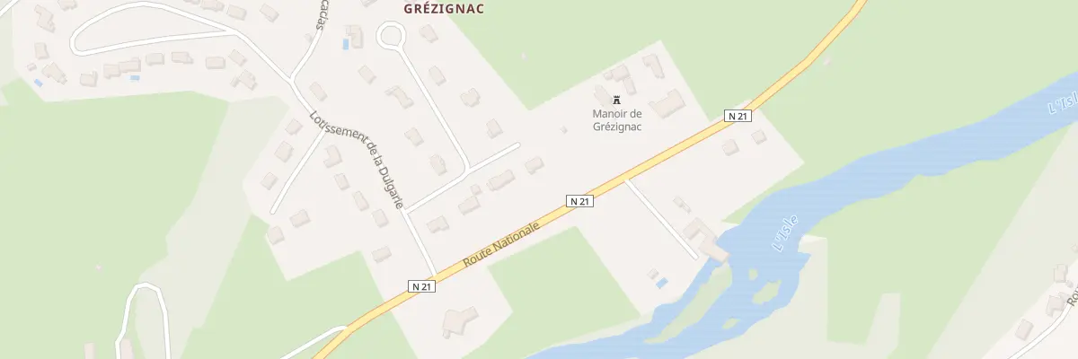 Plan du 4 Lot de Grezignac à Sarliac-sur-l’Isle