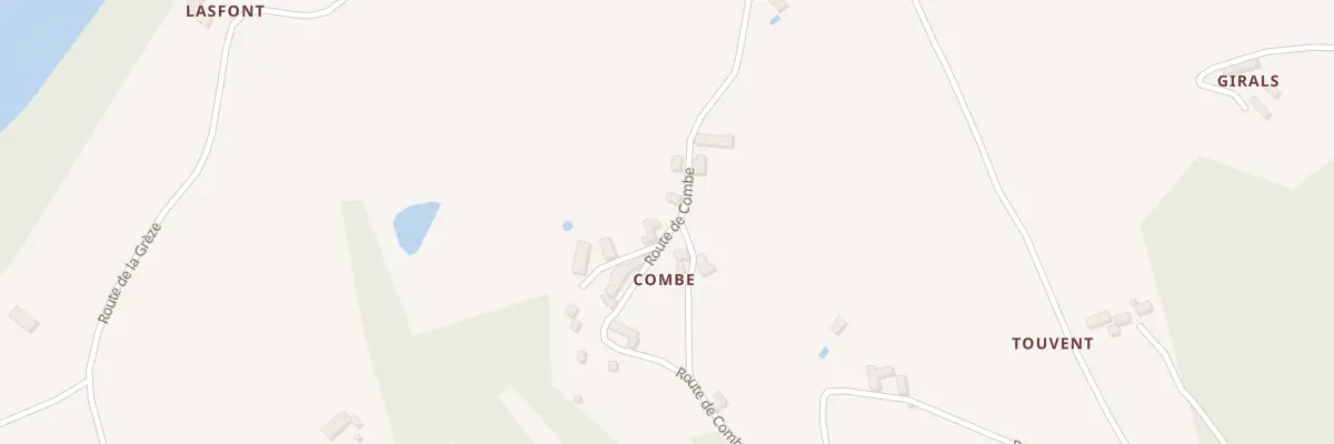 Plan du 155 Combe à Alles-sur-Dordogne