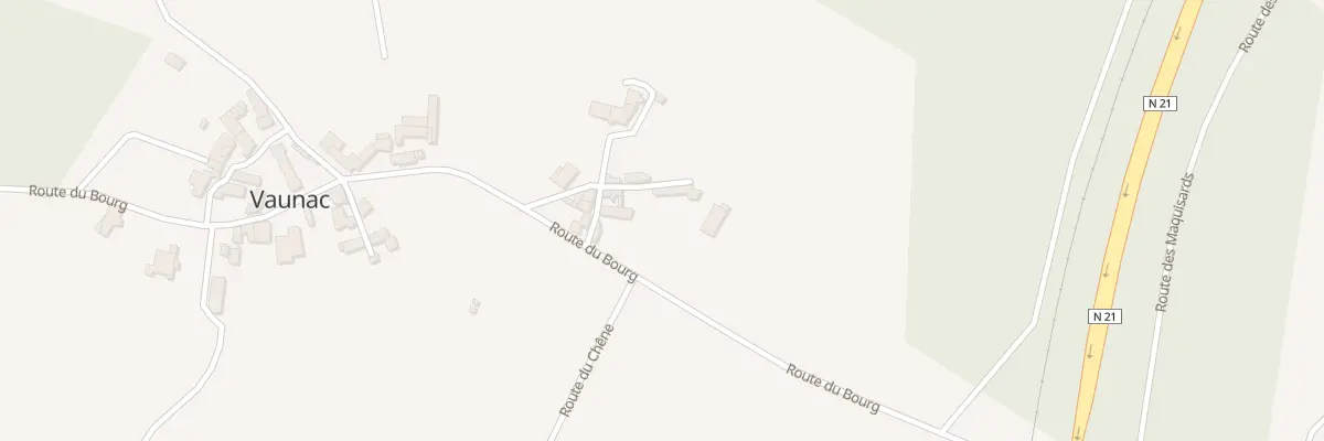 Plan du 414 Rte du Bourg à Vaunac