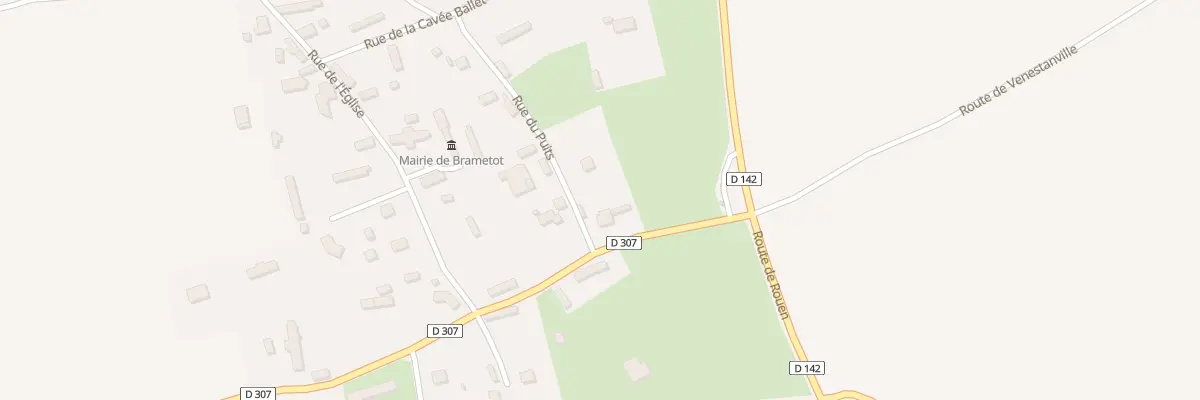 Plan du 4 Rte de Canville à Brametot