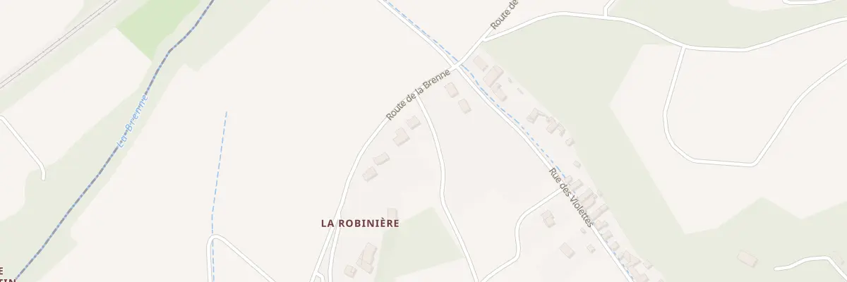 Plan du 1043 La Robiniere à Chançay