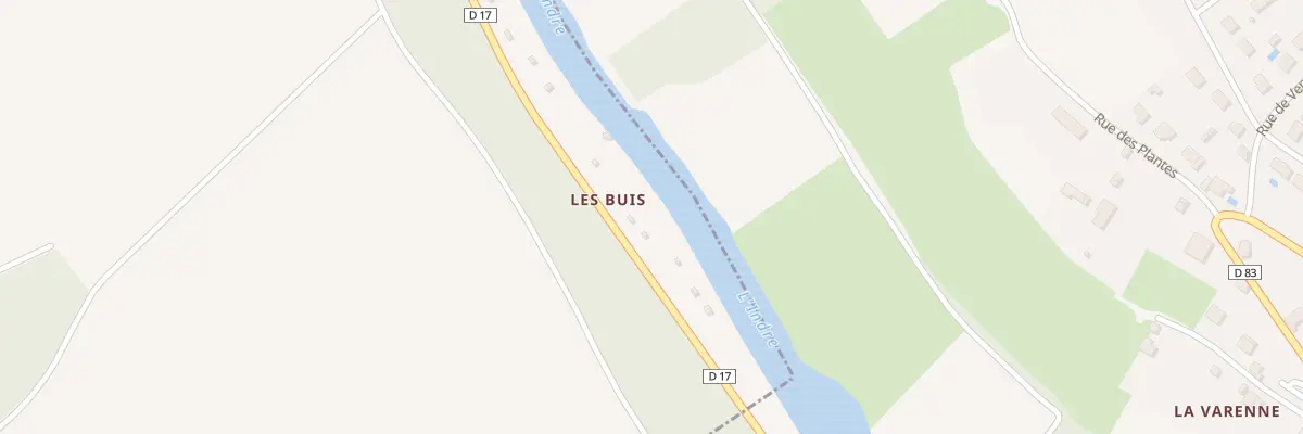 Plan du 442 Les Buis à Cormery