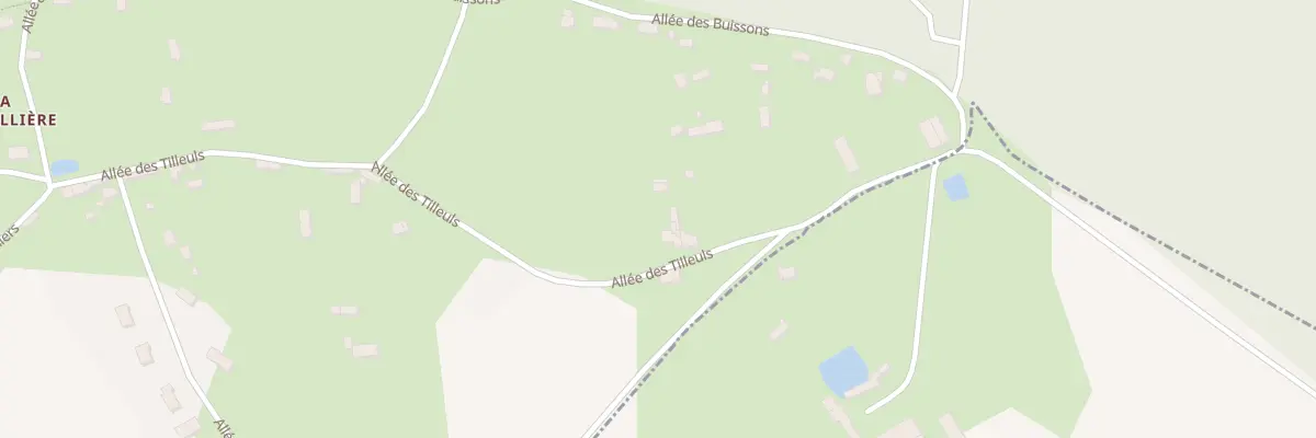 Plan du 5 All des Tilleuls à Pullay