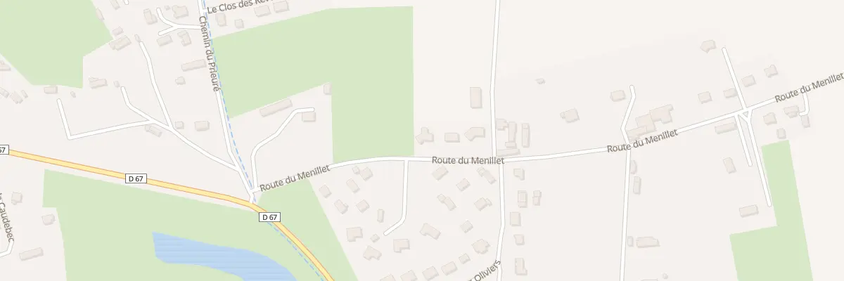 Plan du 9010 Rte du Menillet à Ouville-l’Abbaye
