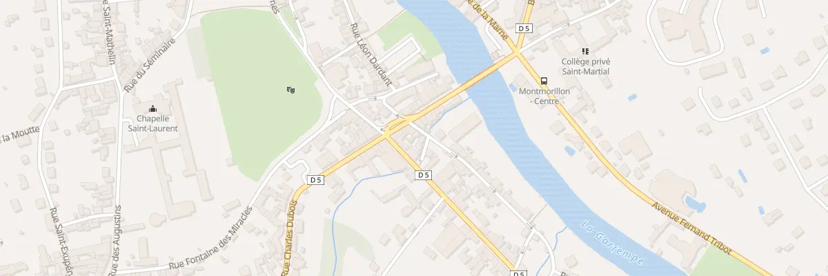 Plan du 6 Rue de la Fuie à Montmorillon